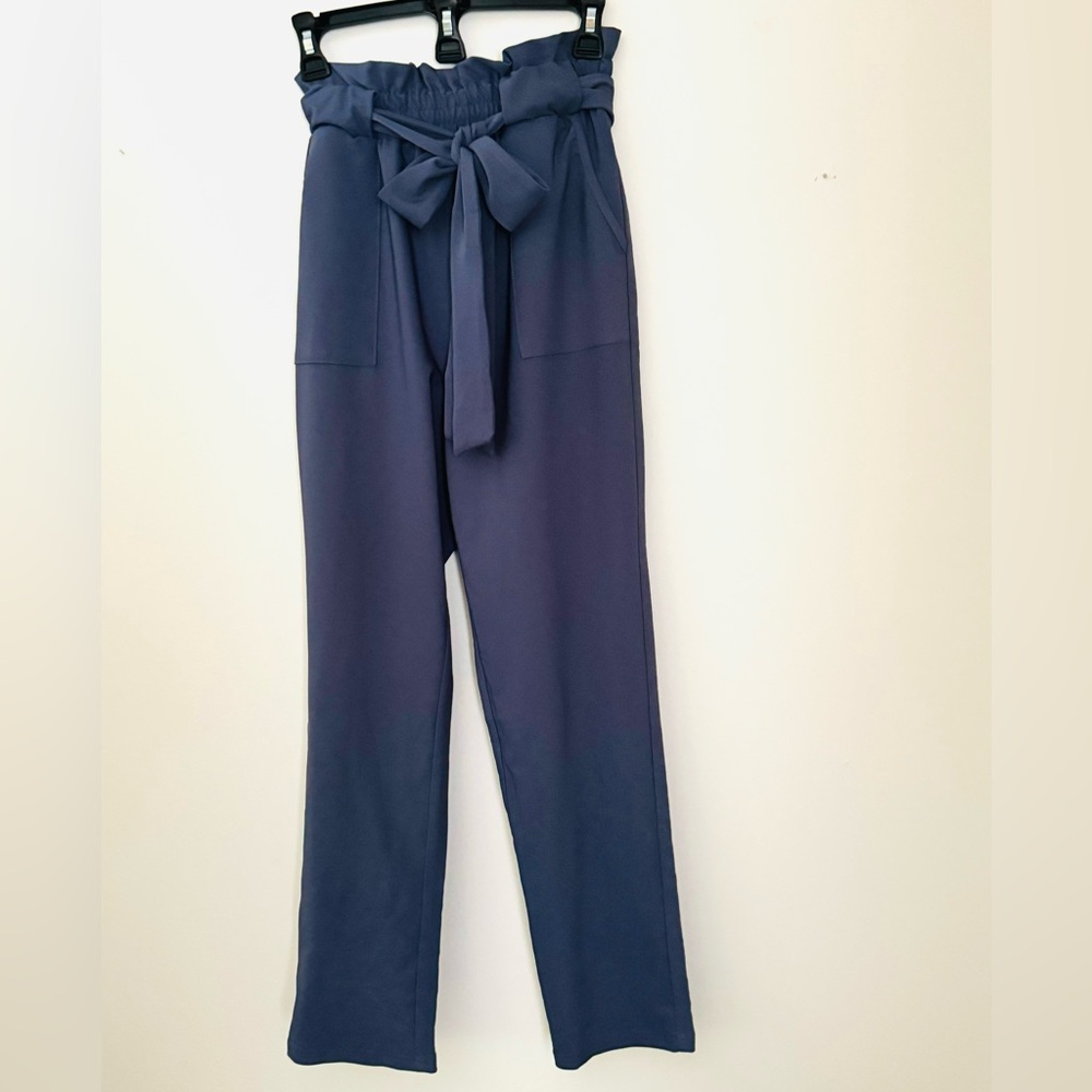 Grace Karin Women’s Cropped Paper Bag Pants, Size S